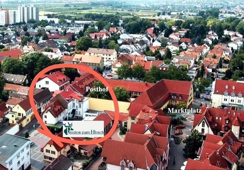 Hattersheim am Main Hotel-Pension Zum Hirsch מראה חיצוני תמונה
