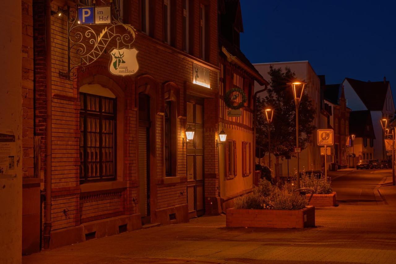 Hattersheim am Main Hotel-Pension Zum Hirsch מראה חיצוני תמונה